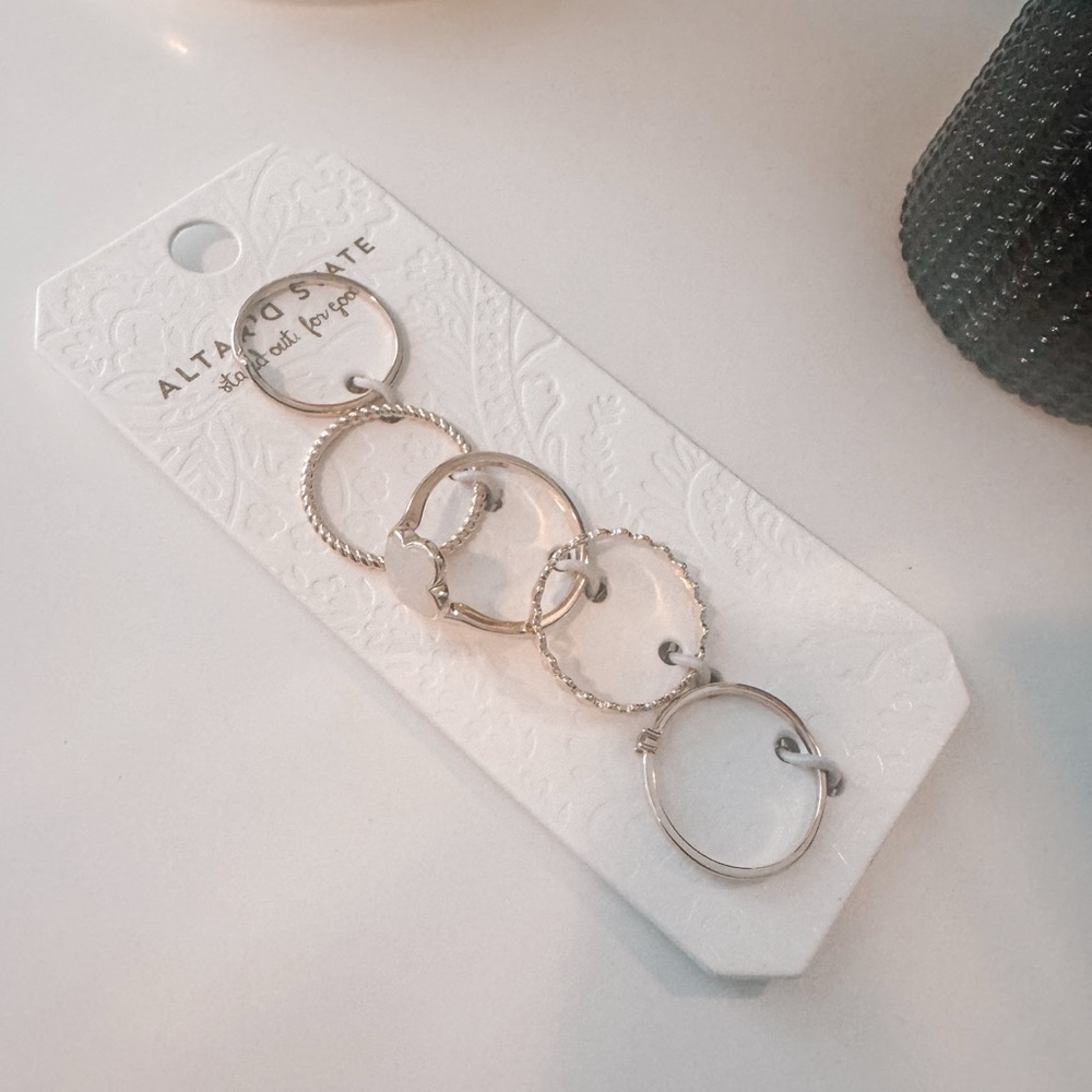 Altar'd State Ring Set NWT